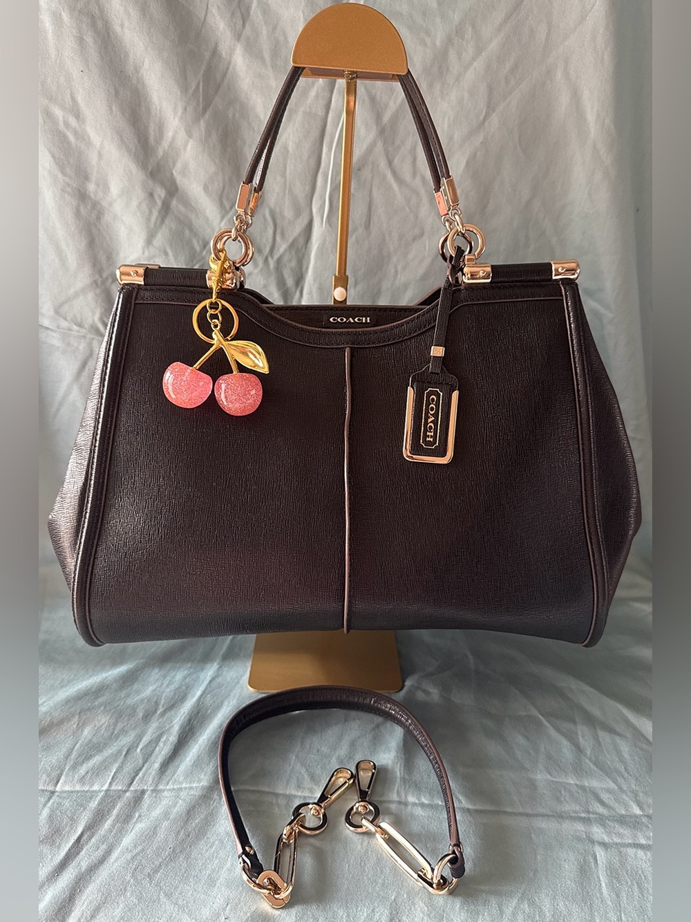 Coach 25245 Madison Caroline Satchel With Coach Dust Bag - Picture 1 of 15